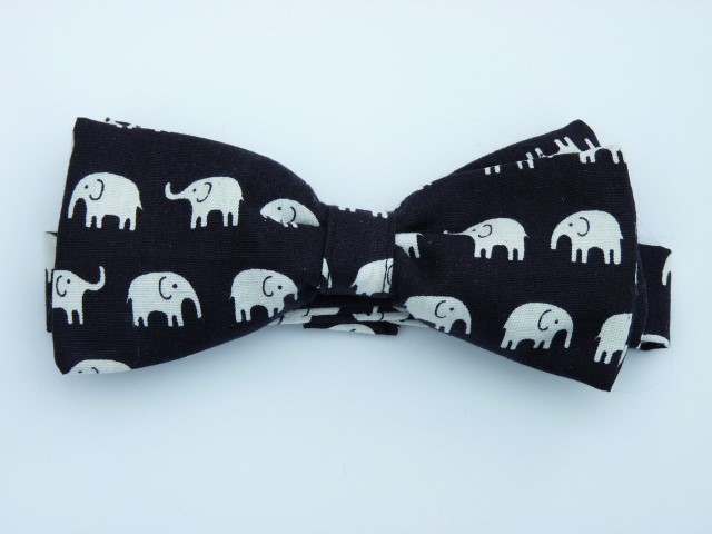 Elephants Pre Tied Bow Tie Pocketwatch Waistcoats